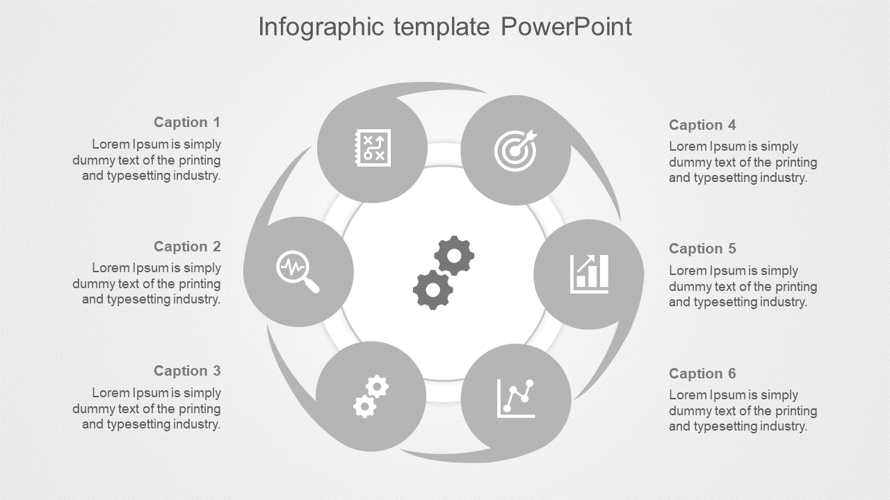 infographic template powerpoint-6-Gray